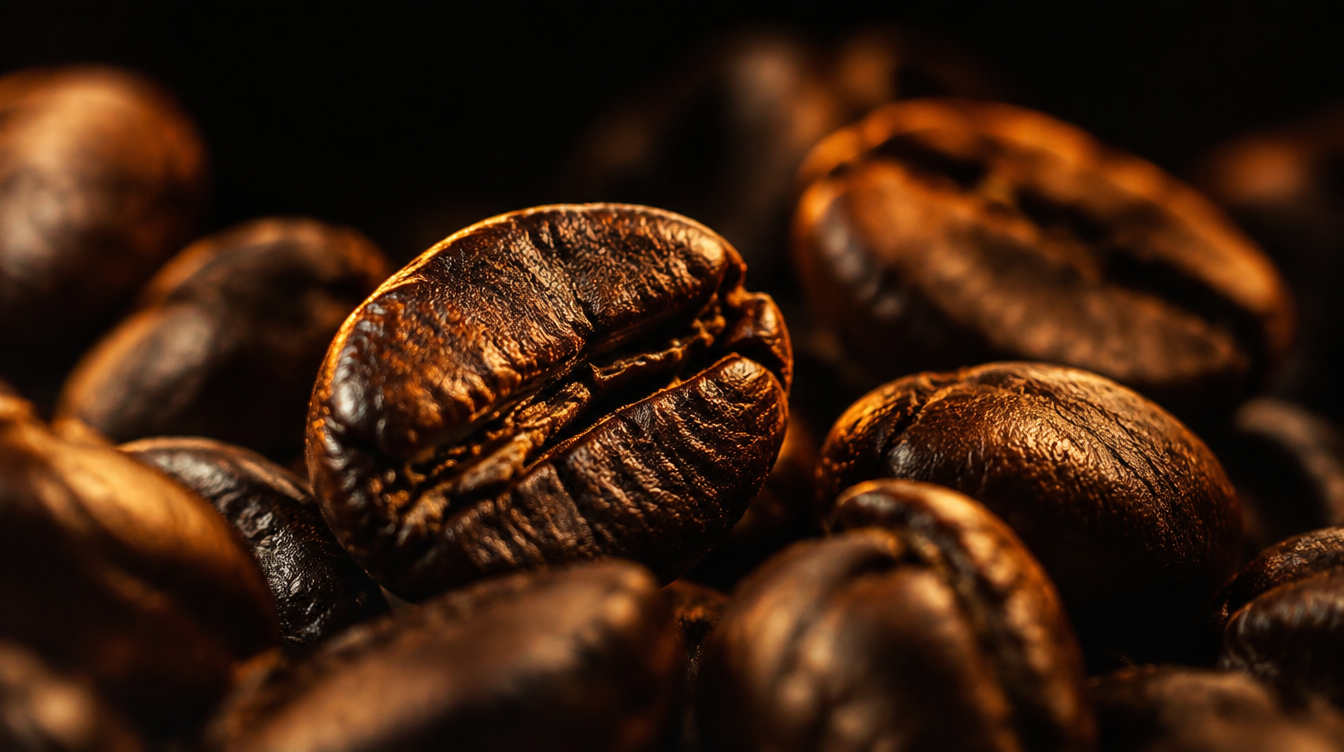 Roasted arabica beans